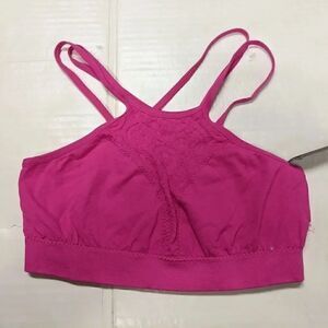 *NEW* LADIES SIZE SMALL PINK MULTI STRAP BRA
